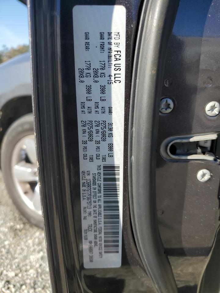 2015 Ram 1500 Slt VIN: 1C6RR7GT7FS679713 Lot: 91385495