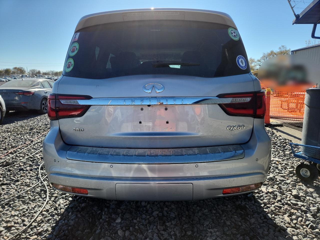2020 Infiniti Qx80 Luxe VIN: JN8AZ2NEXL9256614 Lot: 91925105