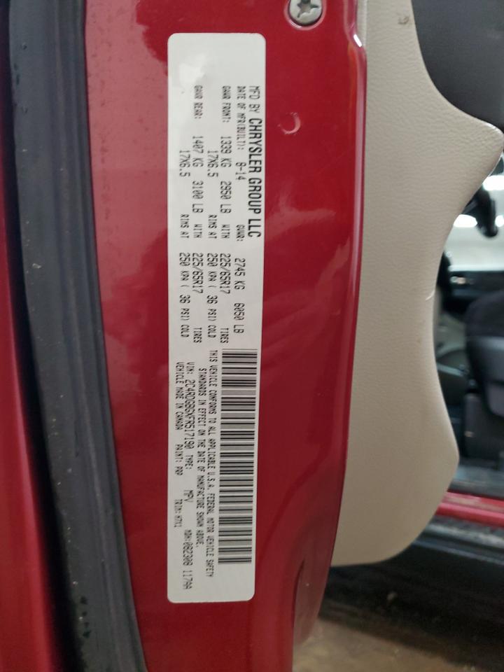 2015 Dodge Grand Caravan Se VIN: 2C4RDGBGXFR517190 Lot: 85429105