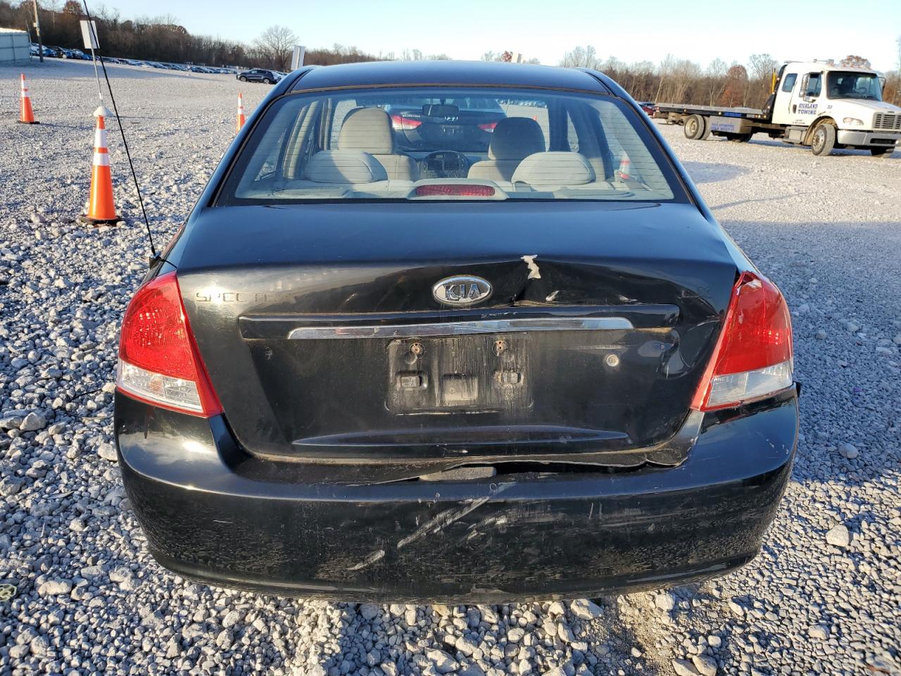 2007 Kia Spectra Ex VIN: KNAFE121875478054 Lot: 92496225
