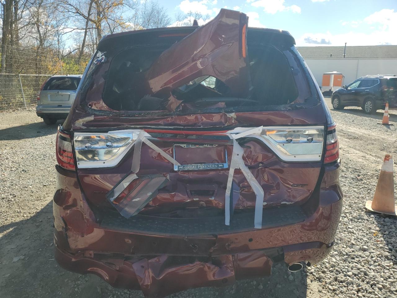 2022 Dodge Durango Gt VIN: 1C4RDJDG5NC161667 Lot: 91263075