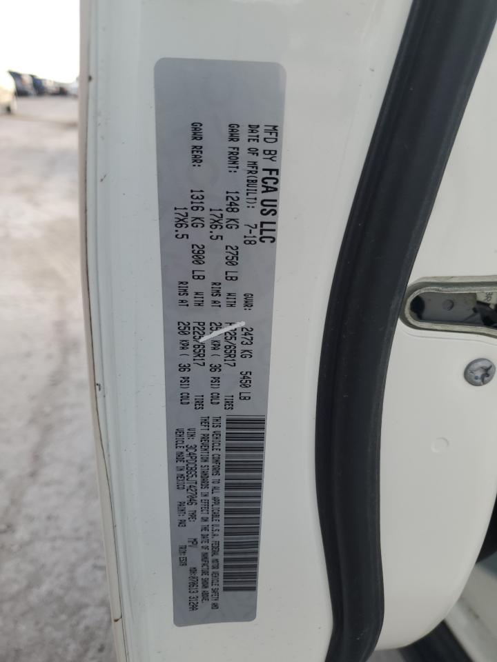 2018 Dodge Journey Sxt VIN: 3C4PDCBG5JT427046 Lot: 93005045