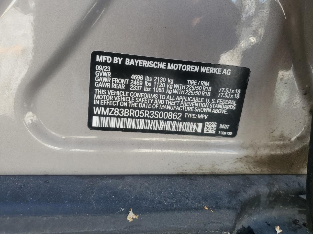 2024 Mini Cooper S Countryman All4 VIN: WMZ83BR05R3S00862 Lot: 93356395