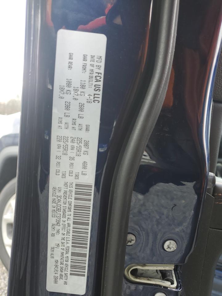 2018 Jeep Compass Limited VIN: 3C4NJDCB2JT373942 Lot: 92802065