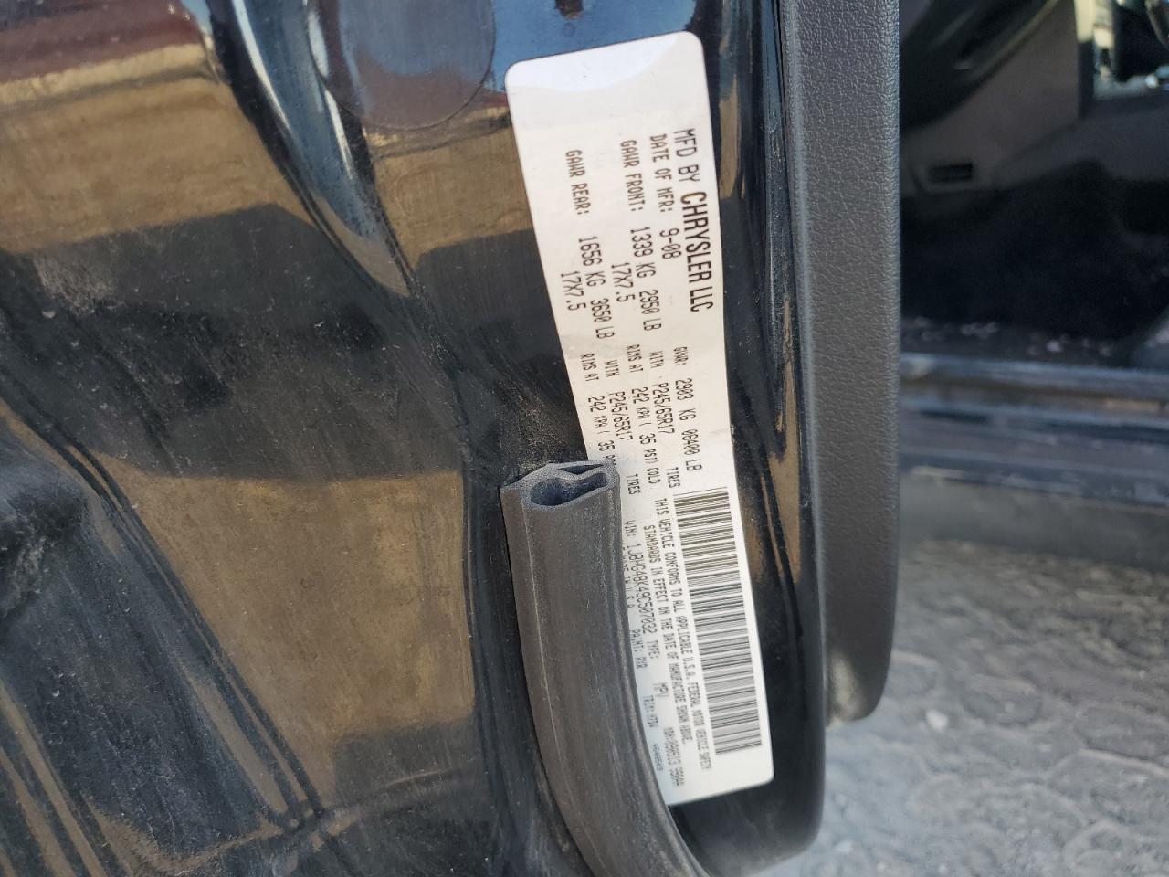 2009 Jeep Commander Sport VIN: 1J8HG48K49C507032 Lot: 93496445