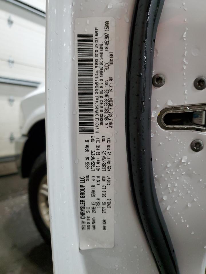 2011 Dodge Ram 2500 VIN: 3D7UT2CL5BG619420 Lot: 91095255