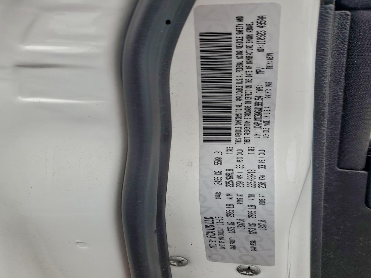 2016 Jeep Cherokee Latitude VIN: 1C4PJMCB0GW199154 Lot: 94058885