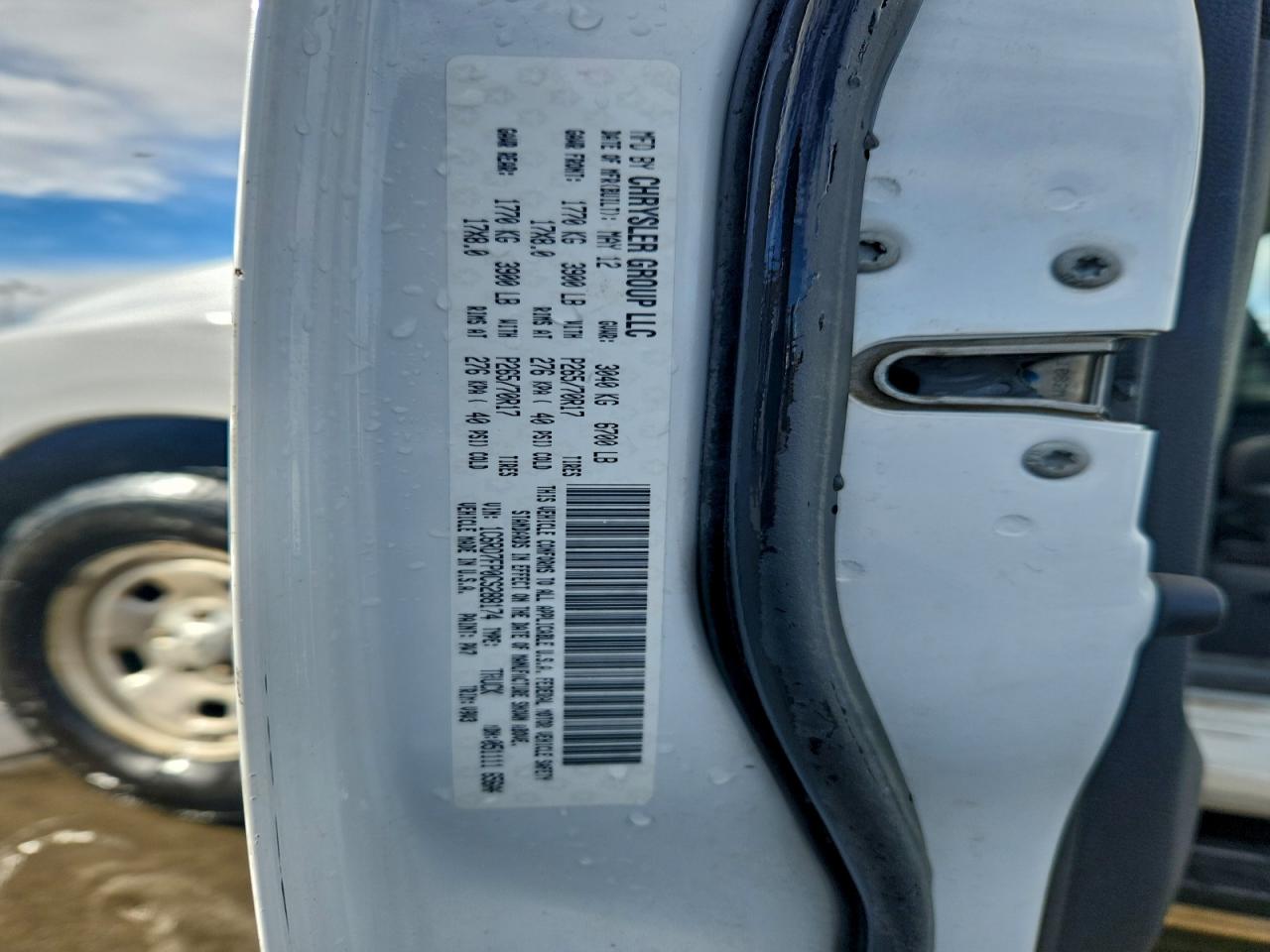 2012 Dodge Ram 1500 St VIN: 1C6RD7FP0CS288174 Lot: 94254425