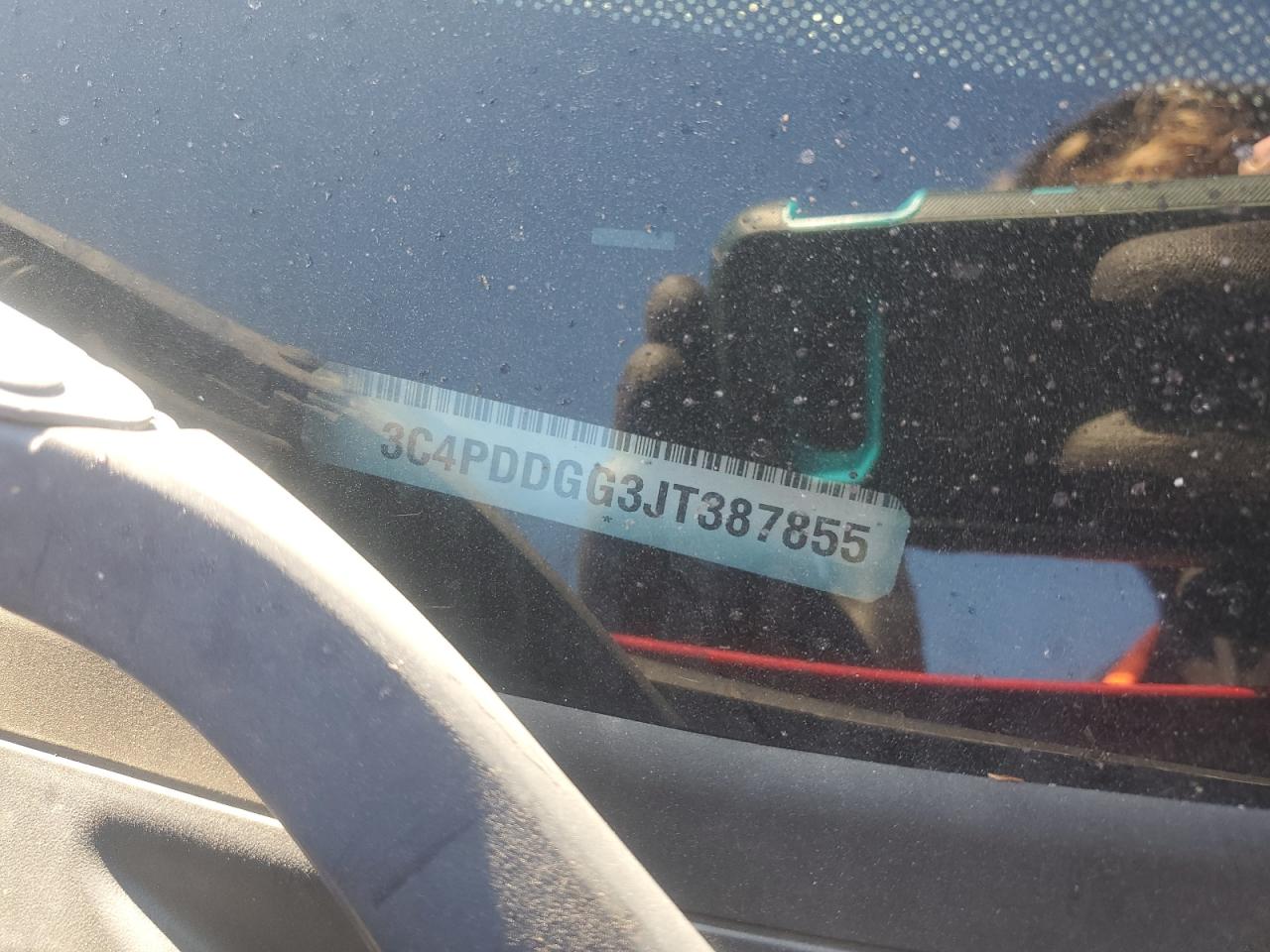 2018 Dodge Journey Crossroad VIN: 3C4PDDGG3JT387855 Lot: 92543575