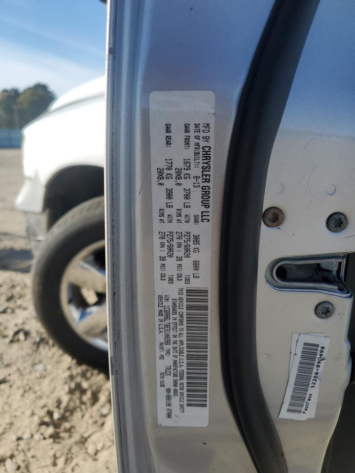 2014 Ram 1500 Slt VIN: 1C6RR6LT8ES100288 Lot: 91790015