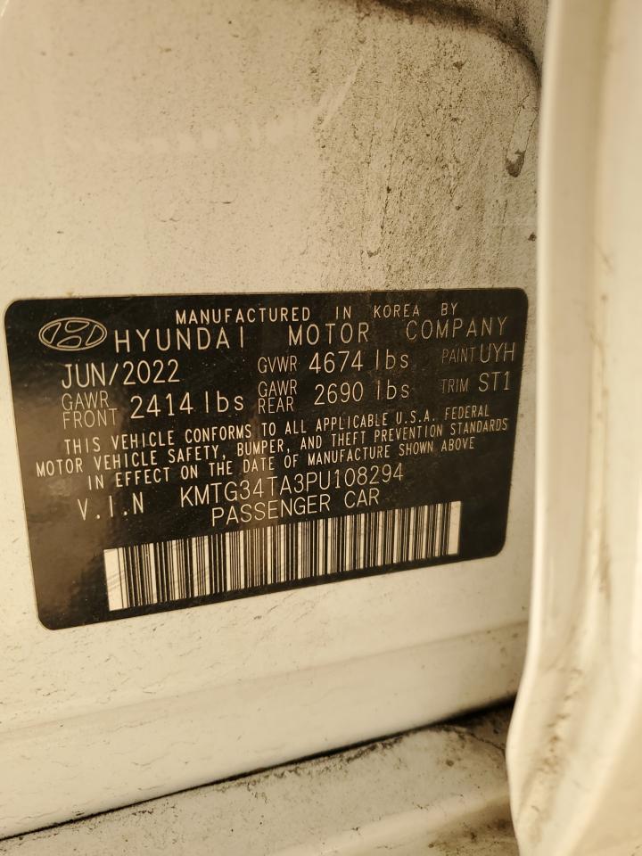 2023 Genesis G70 Base VIN: KMTG34TA3PU108294 Lot: 92388865