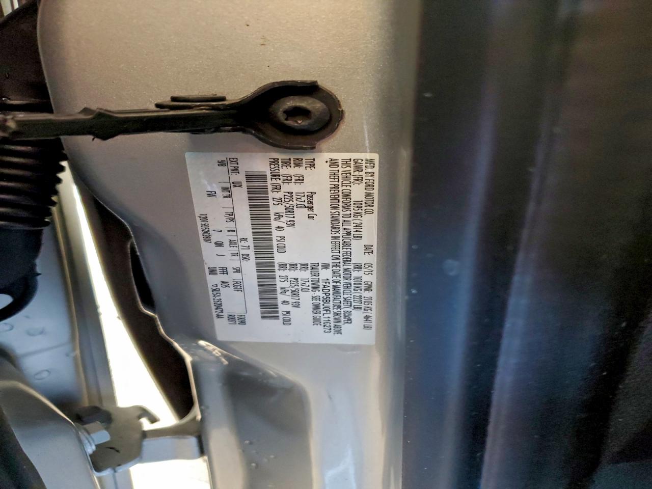 2015 Ford C-Max Sel VIN: 1FADP5BU0FL116273 Lot: 94478625