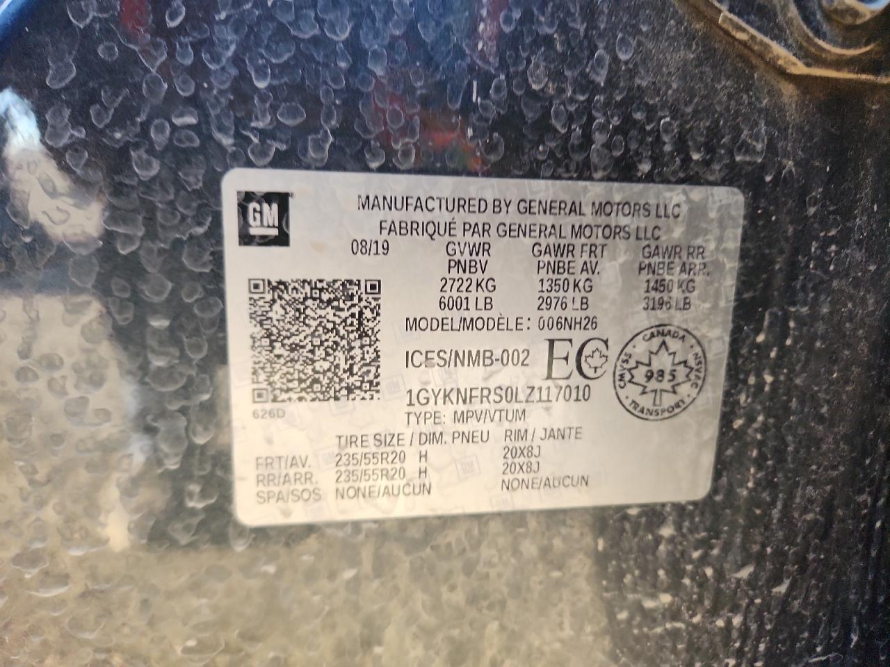 2020 Cadillac Xt5 Platinum Premium Luxury VIN: 1GYKNFRS0LZ117010 Lot: 87222625