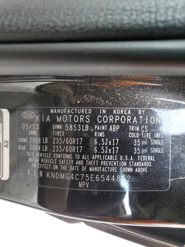 2014 Kia Sedona Lx VIN: KNDMG4C75E6544852 Lot: 92694445