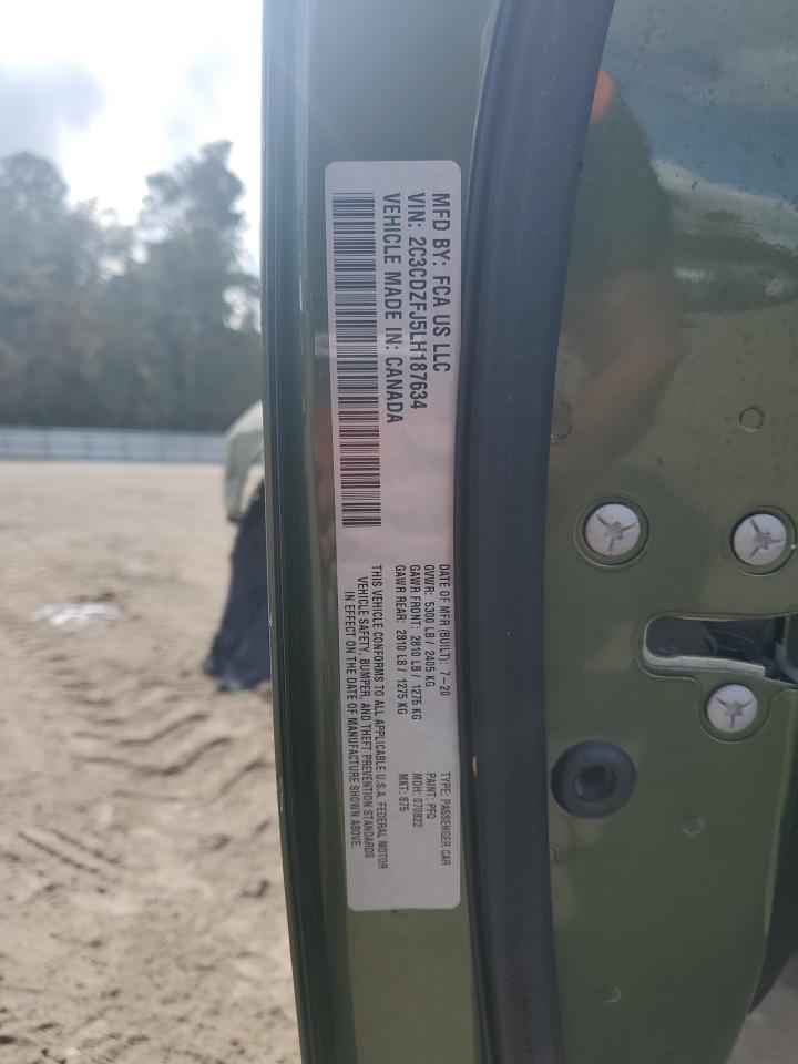 2020 Dodge Challenger R/T Scat Pack VIN: 2C3CDZFJ5LH187634 Lot: 92256705