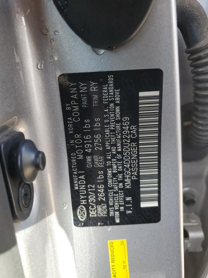 2013 Hyundai Genesis 3.8L VIN: KMHGC4DD5DU229469 Lot: 93244715