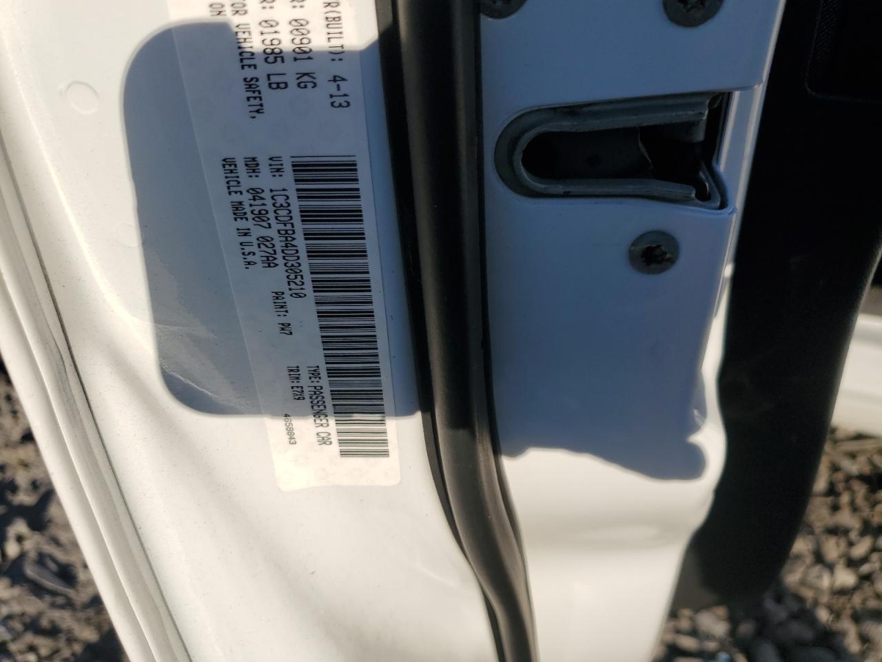 2013 Dodge Dart Sxt VIN: 1C3CDFBA4DD305210 Lot: 90631765