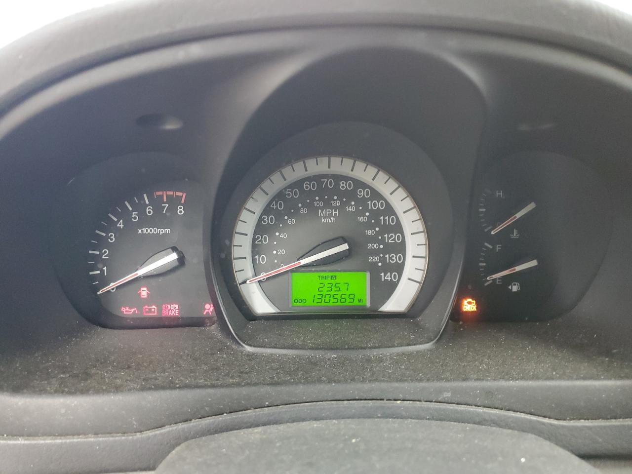 2007 Kia Spectra Ex VIN: KNAFE121X75439675 Lot: 92372405