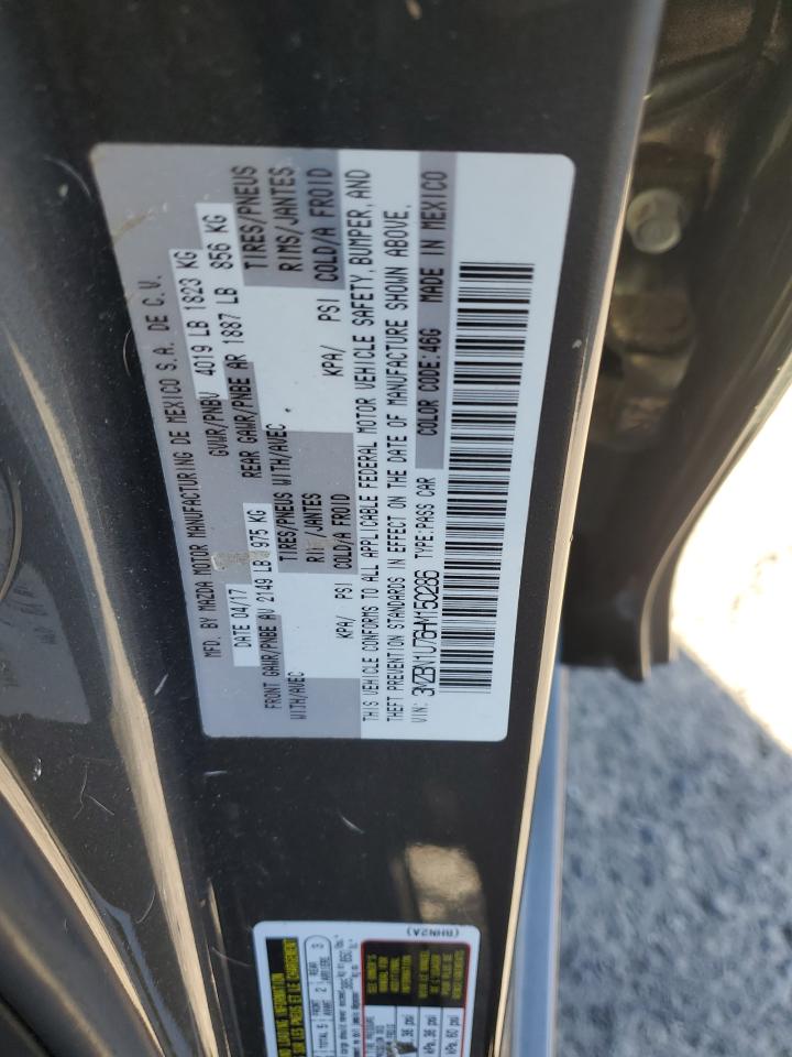 2017 Mazda 3 Sport VIN: 3MZBN1U76HM150286 Lot: 91203465