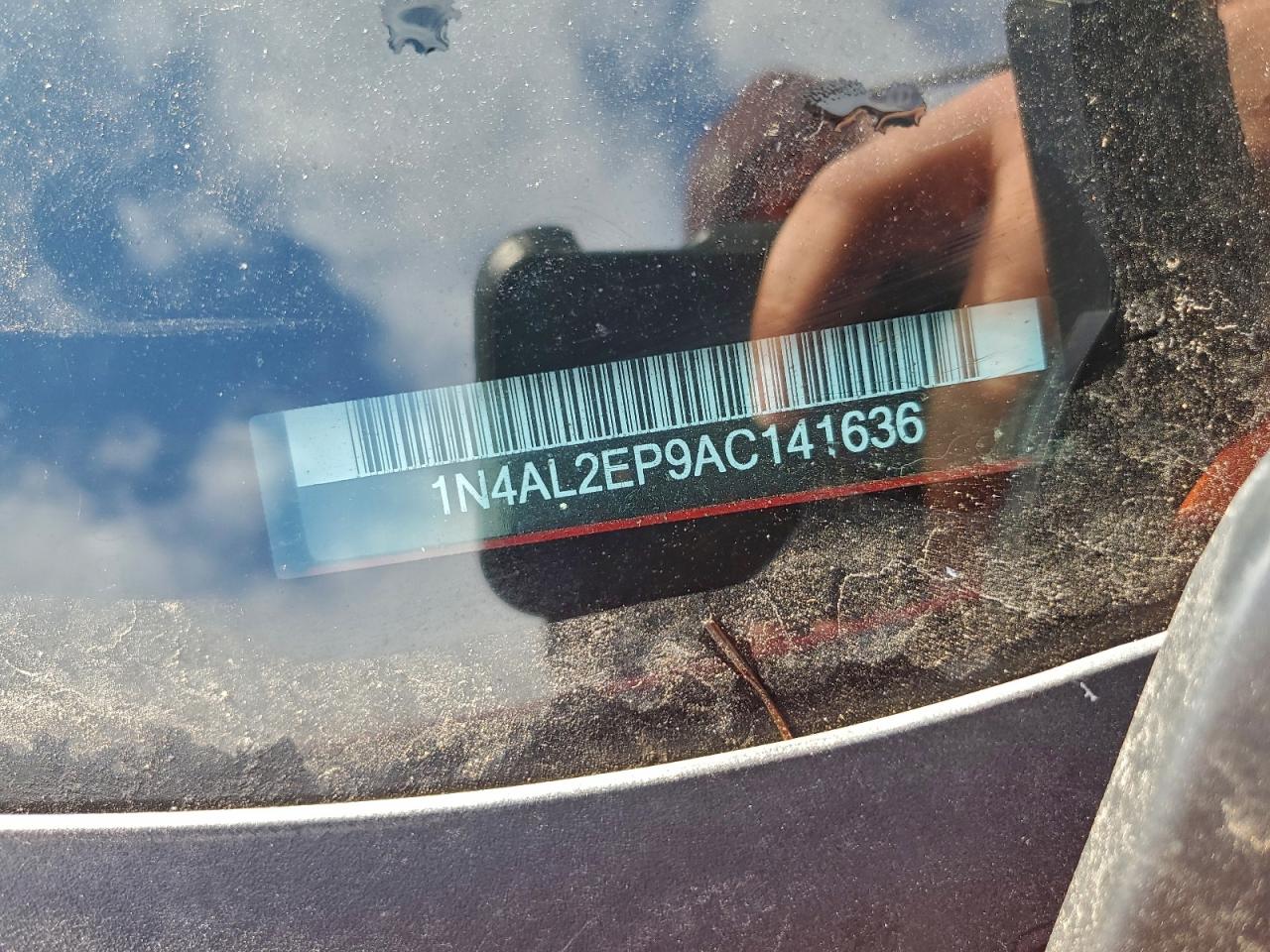 2010 Nissan Altima S VIN: 1N4AL2EP9AC141636 Lot: 93806505