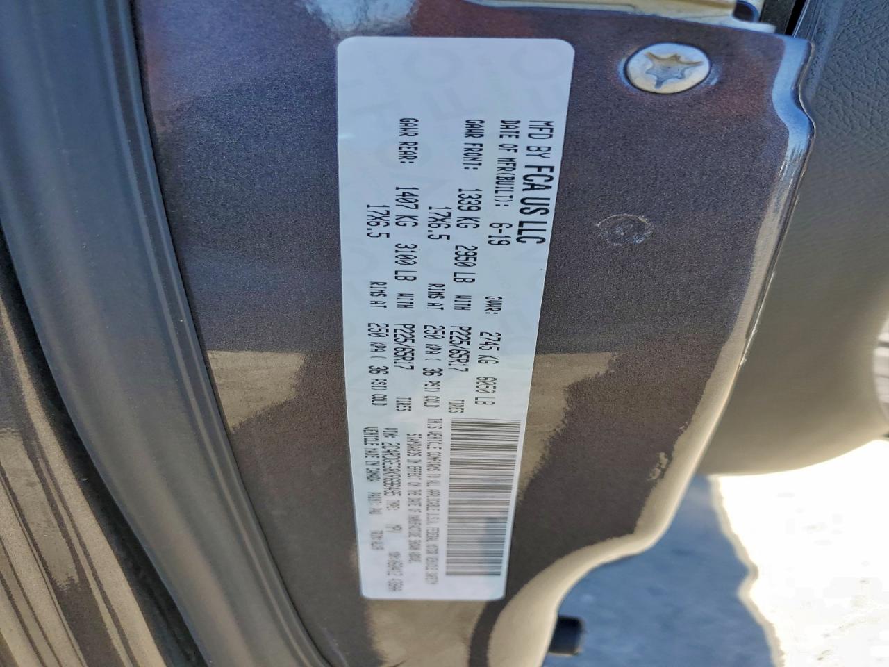 2019 Dodge Grand Caravan Gt VIN: 2C4RDGEG8KR696495 Lot: 93994685