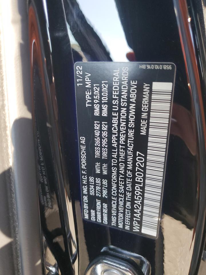 2023 Porsche Macan Base VIN: WP1AA2A59PLB07207 Lot: 93502515