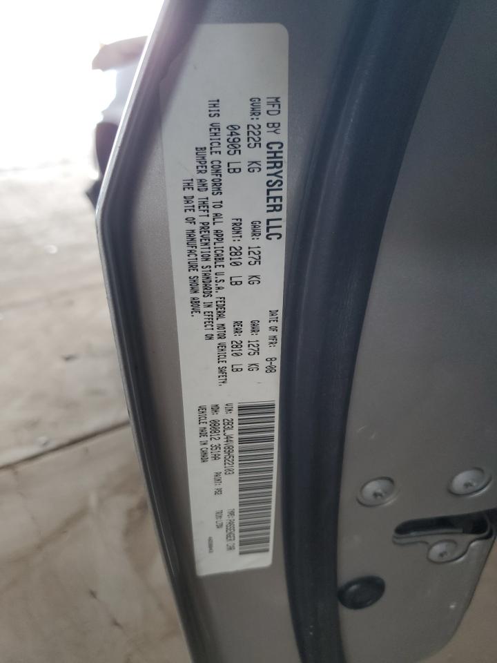 2009 Dodge Challenger Se VIN: 2B3LJ44V89H522103 Lot: 93106065