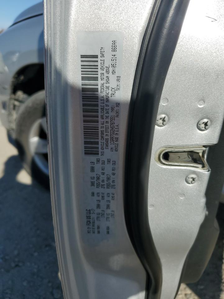 2017 Ram 1500 Slt VIN: 1C6RR7GG2HS787551 Lot: 93084695