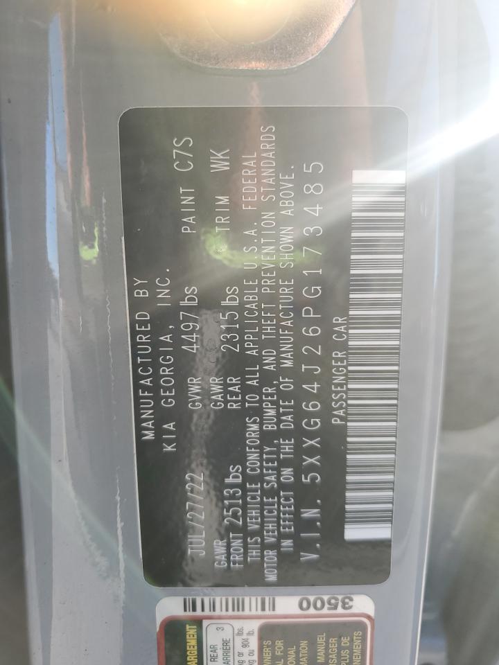 2023 Kia K5 Gt Line VIN: 5XXG64J26PG173485 Lot: 91405845