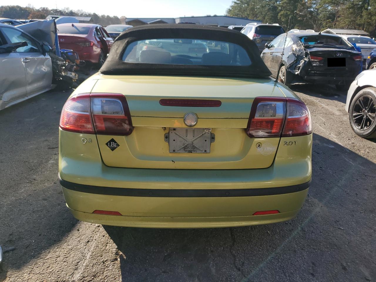 2004 Saab 9-3 Arc VIN: YS3FD79Y746011914 Lot: 93200745