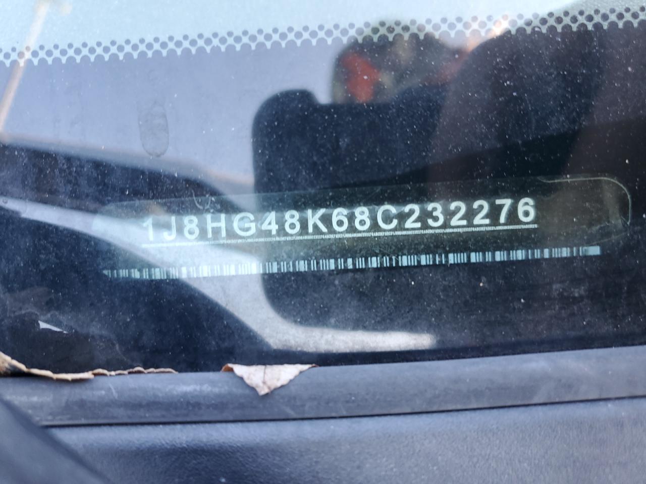 2008 Jeep Commander Sport VIN: 1J8HG48K68C232276 Lot: 92994395