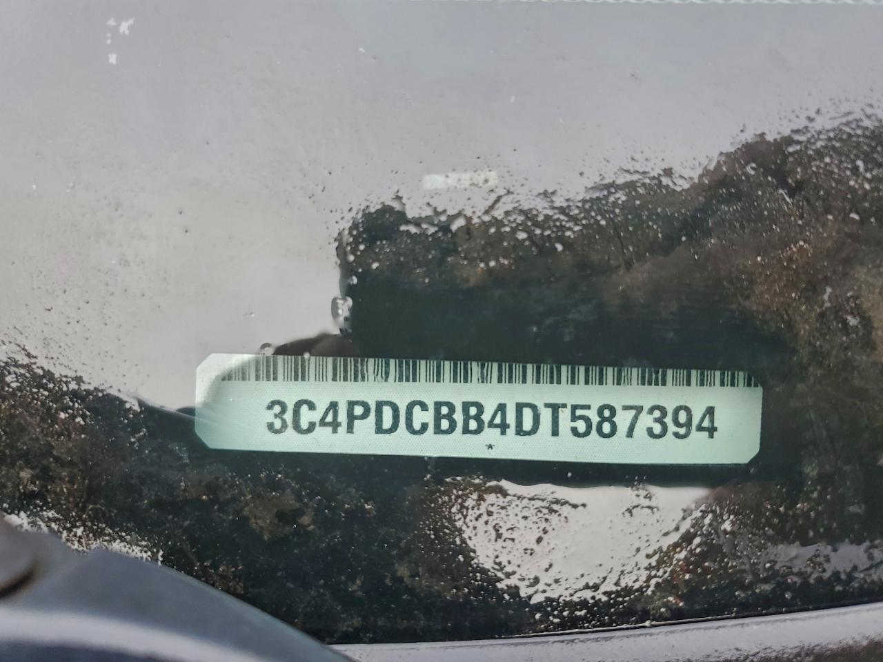 2013 Dodge Journey Sxt VIN: 3C4PDCBB4DT587394 Lot: 93836235