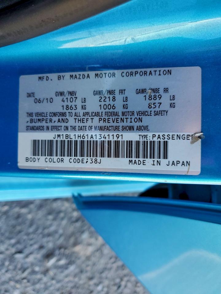 2010 Mazda 3 S VIN: JM1BL1H61A1341191 Lot: 94675185