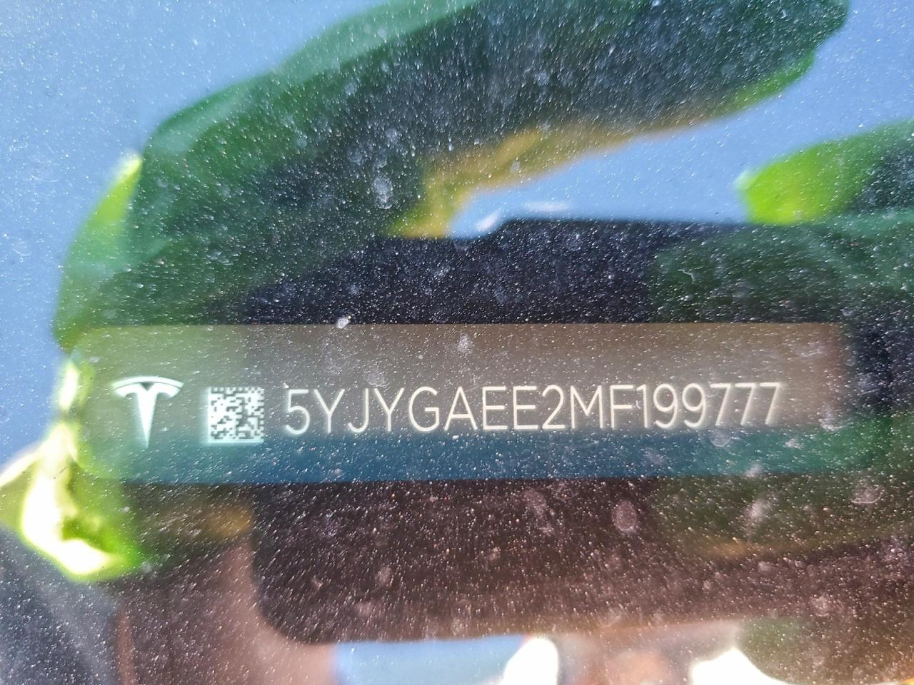 2021 Tesla Model Y VIN: 5YJYGAEE2MF199777 Lot: 93335115