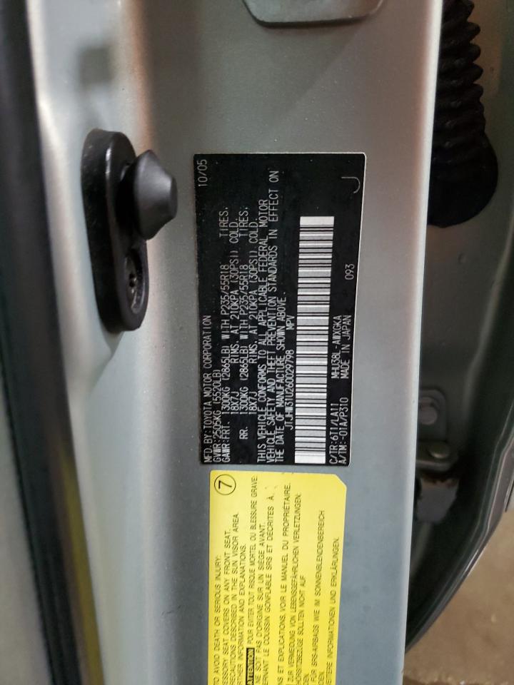 2006 Lexus Rx 400 VIN: JTJHW31U260029798 Lot: 92196295