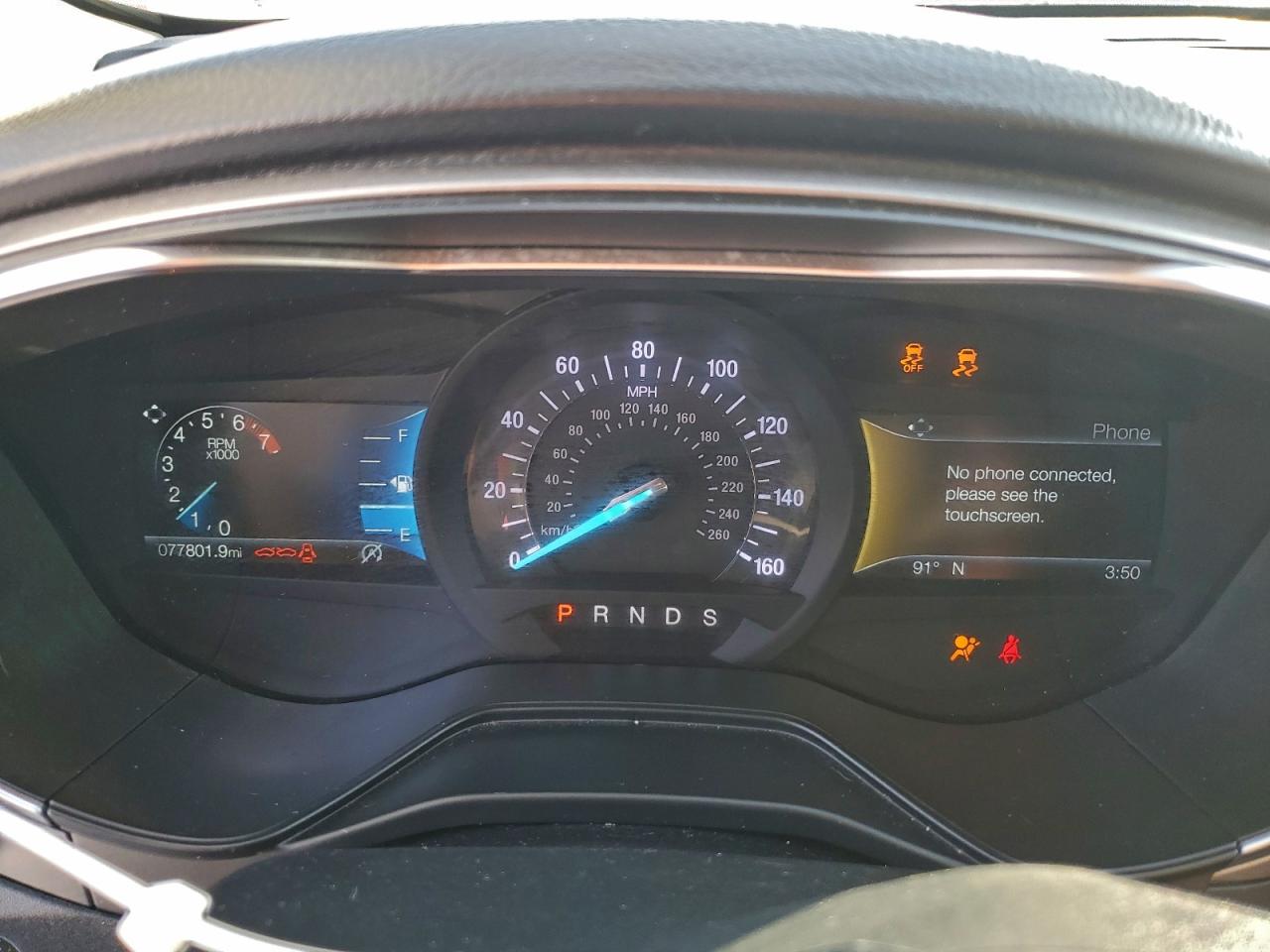 2019 Ford Fusion Se VIN: 3FA6P0HD7KR283101 Lot: 93721445