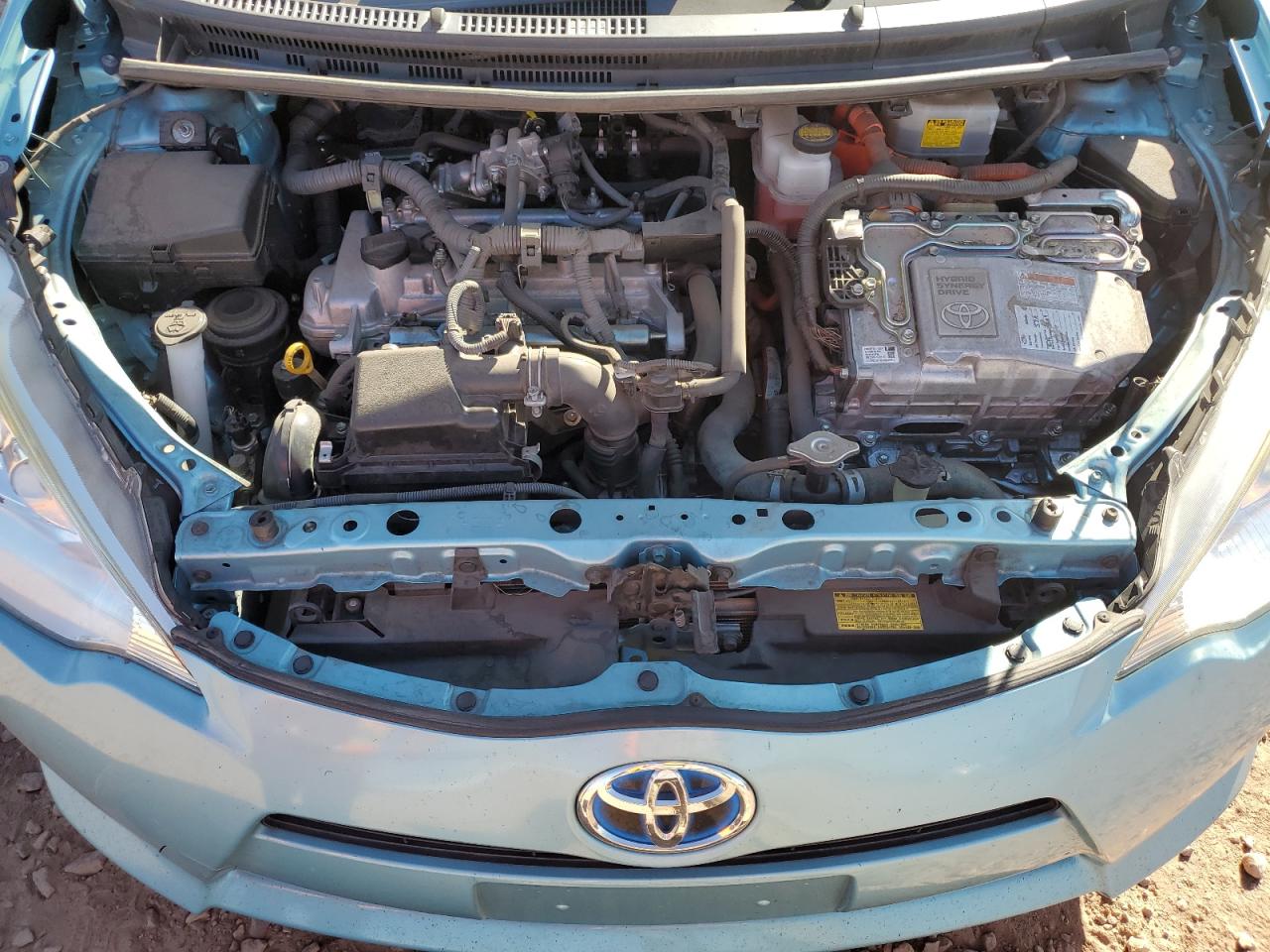 2014 Toyota Prius C VIN: JTDKDTB33E1076870 Lot: 91735215