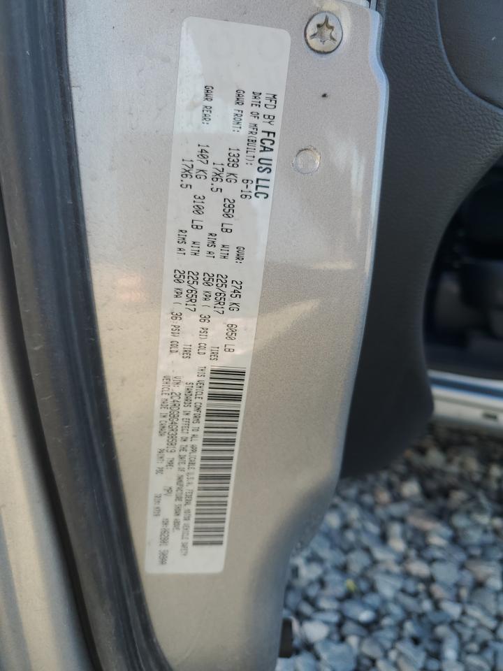 2016 Dodge Grand Caravan Se VIN: 2C4RDGBG4GR385819 Lot: 93431675