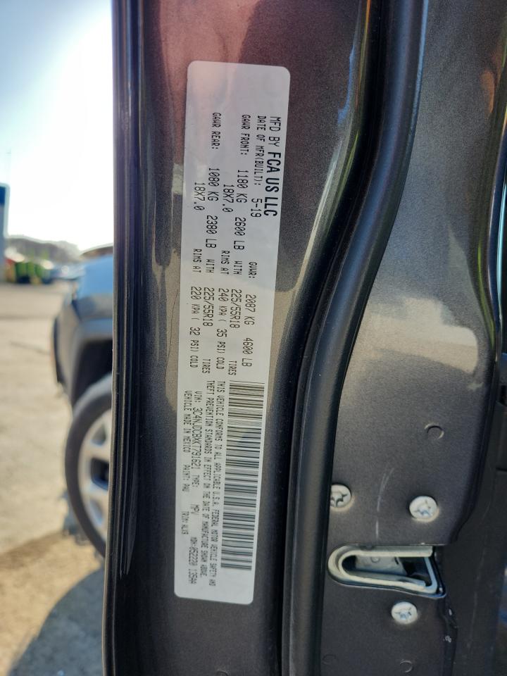 2019 Jeep Compass Limited VIN: 3C4NJDCBXKT791621 Lot: 93250395