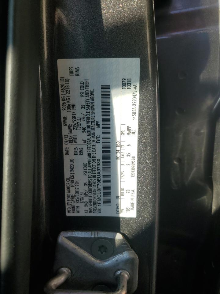 2014 Ford Escape S VIN: 1FMCU0F79EUA97930 Lot: 92870785