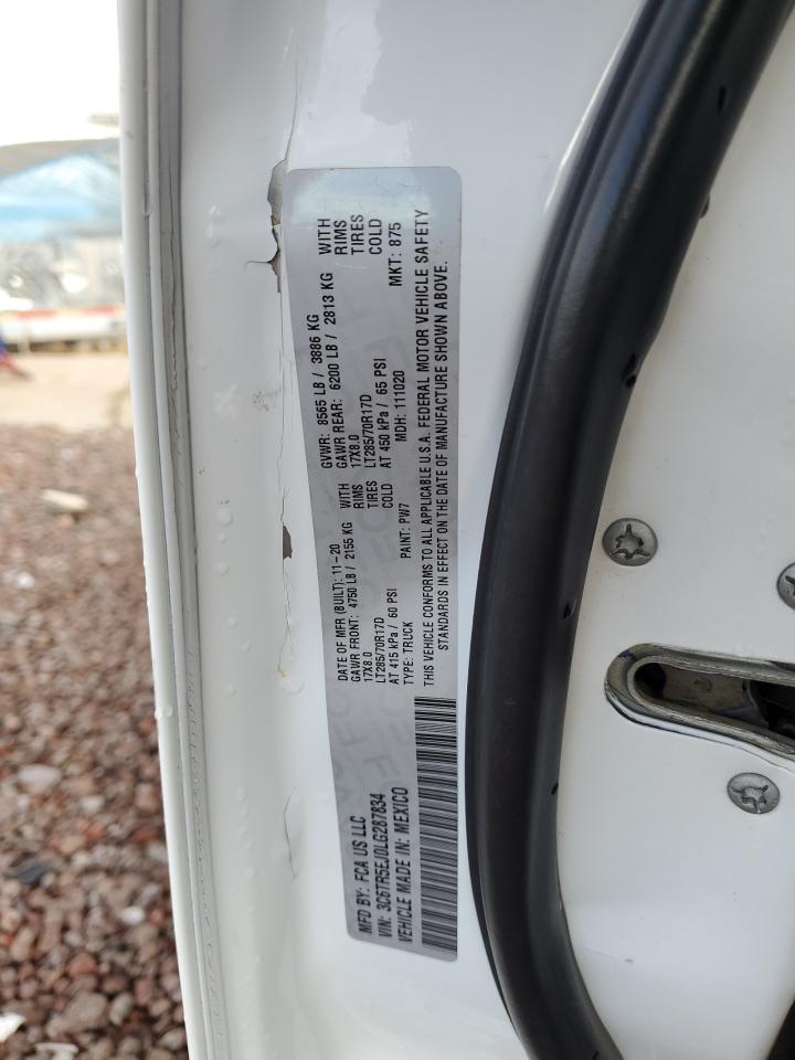 2020 Ram 2500 Powerwagon VIN: 3C6TR5EJ0LG287834 Lot: 92891945