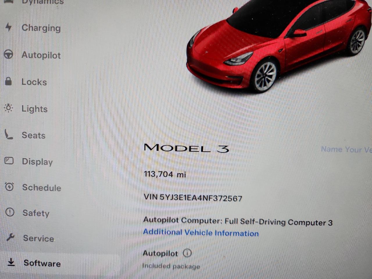2022 Tesla Model 3 VIN: 5YJ3E1EA4NF372567 Lot: 91344425
