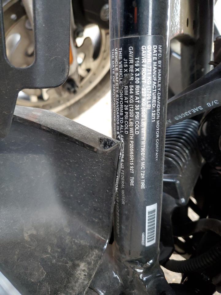 2012 Harley-Davidson Flhtcutg Tri Glide Ultra Classic VIN: 1HD1MAM16CB853396 Lot: 92302635