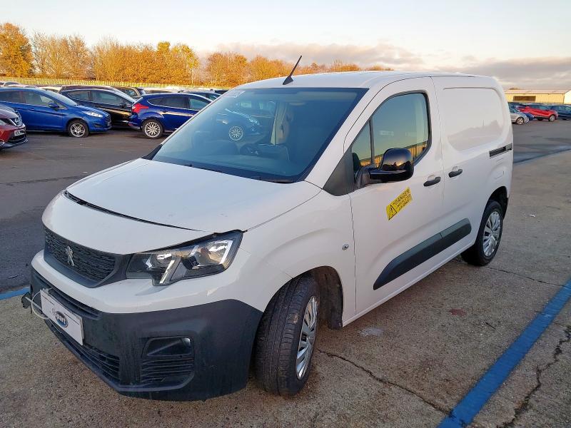 2022 PEUGEOT PARTNER 1000 1.5 BLUEHDI 100 PROFESSIONAL PREM VAN [6 SPD] for sale at Copart NEWBURY