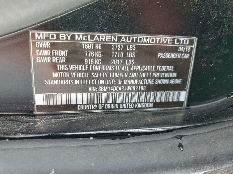 2018 MCLAREN AUTOMOTIVE 720S   