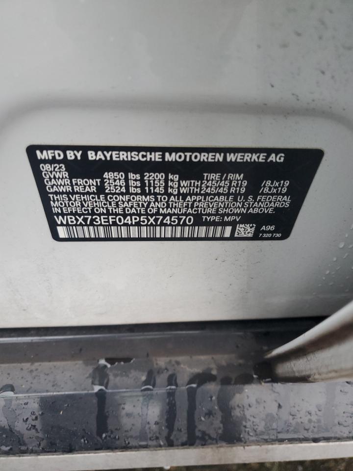 2023 BMW X1 xDrive28I VIN: WBX73EF04P5X74570 Lot: 93132685