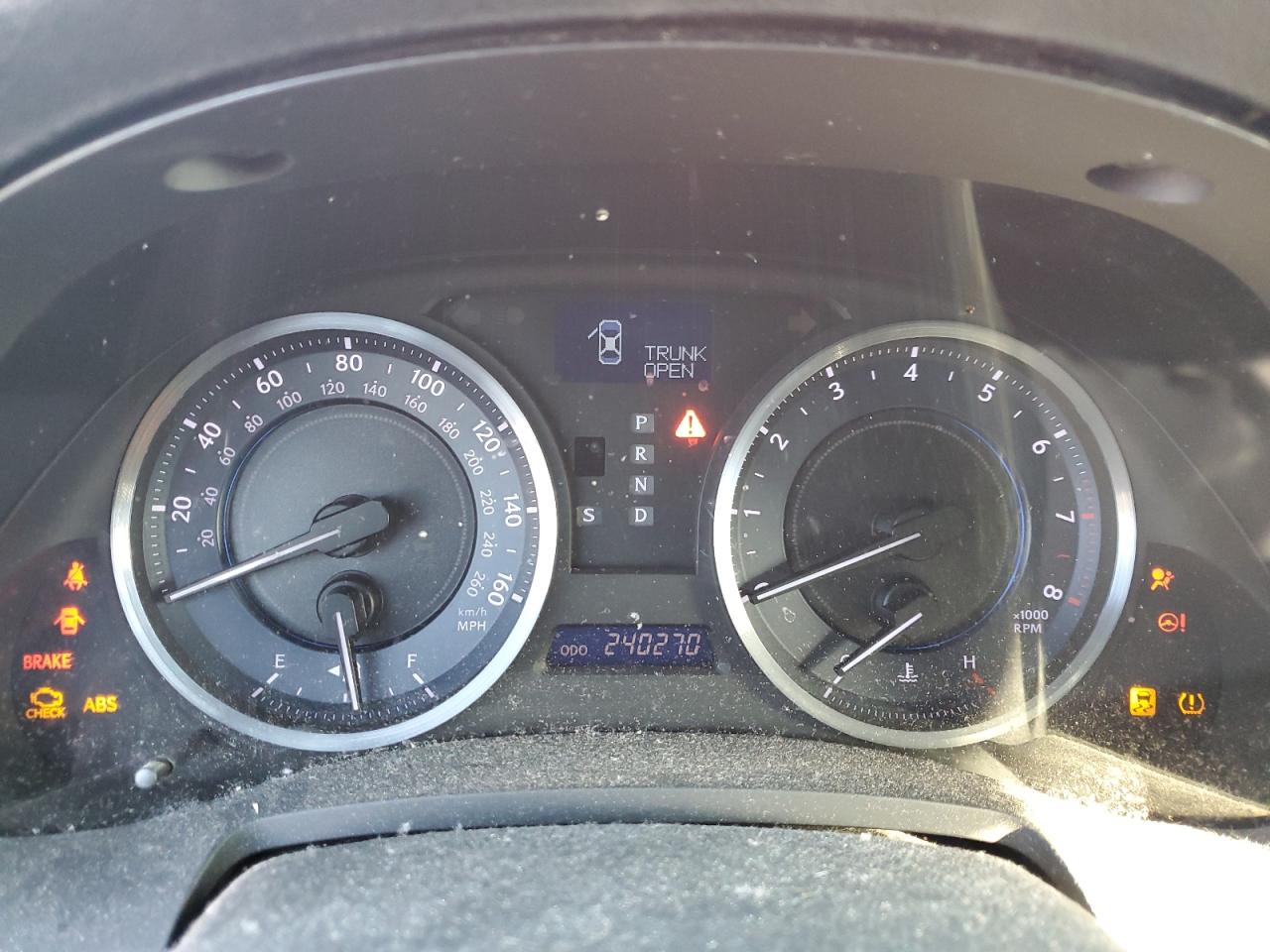 2012 Lexus Is 250 VIN: JTHBF5C25C5175982 Lot: 92357455