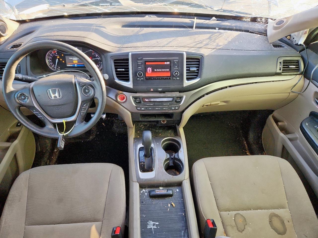 2017 Honda Pilot Lx VIN: 5FNYF5H12HB037236 Lot: 92325625