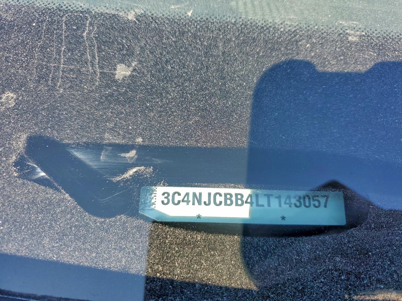 2020 Jeep Compass Latitude VIN: 3C4NJCBB4LT143057 Lot: 93948525
