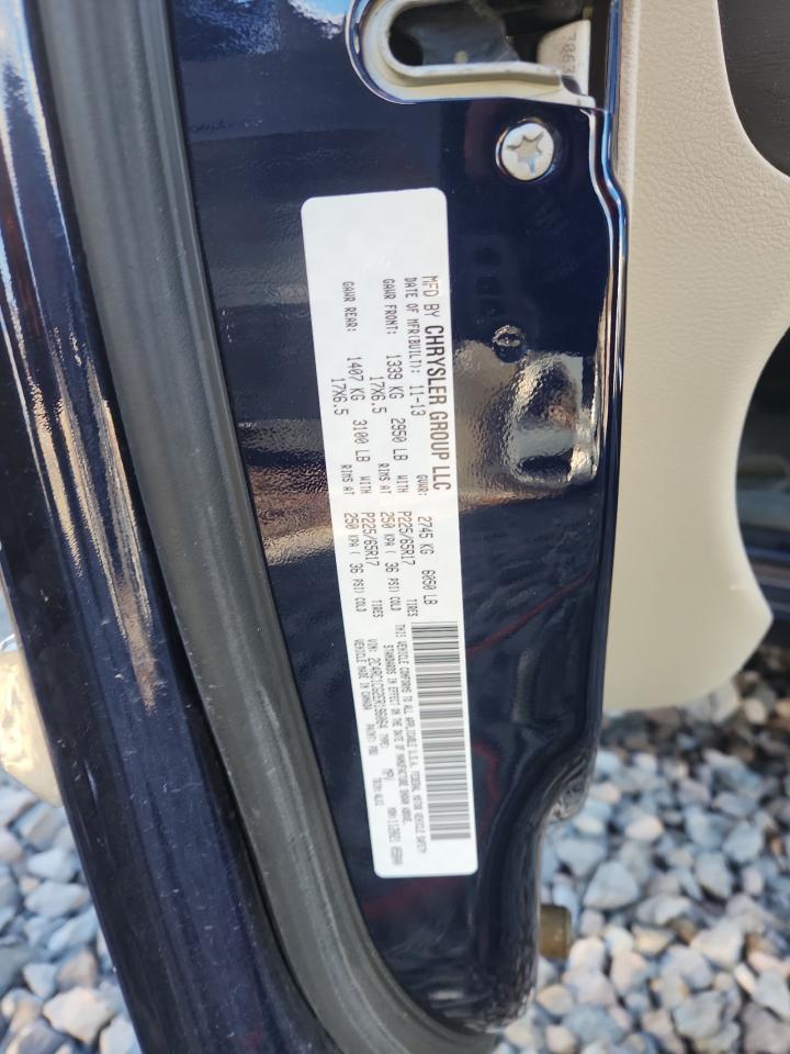 2014 Chrysler Town & Country Touring L VIN: 2C4RC1CG2ER196064 Lot: 92173475